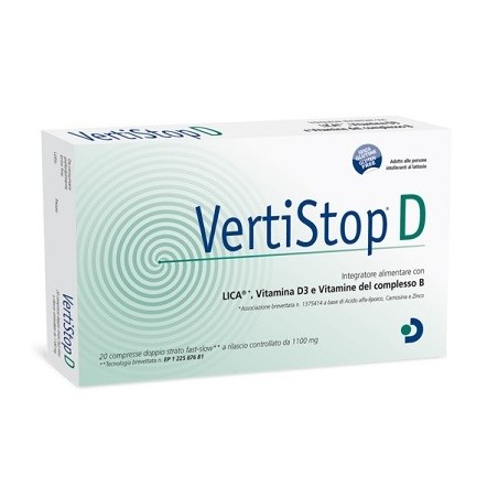 Difass International Vertistop D 20 Compresse Da 1100 Mg - Vitamine e sali minerali - 971796899 - Difass International - € 29,50