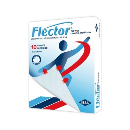 Flector 180 Mg Cerotto Medicato per Dolori e Infiammazioni 10 Pezzi Ibsa - 1 Flector 180 Mg Cerotto Medicato per Dolori e Infiammazioni 10 Pezzi Ibsa - 1