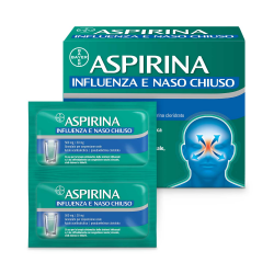 Bayer Aspirina Influenza E Naso Chiuso 500 Mg/30 Mg 20 Bustine - Farmaci per dolori muscolari e articolari - 046967028 - Aspi...