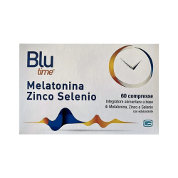 Blu Time Melatonina Zinco e Selenio 60 Compresse - Integratori per umore, anti stress e sonno - 980804633 - Blu Time - € 10,91