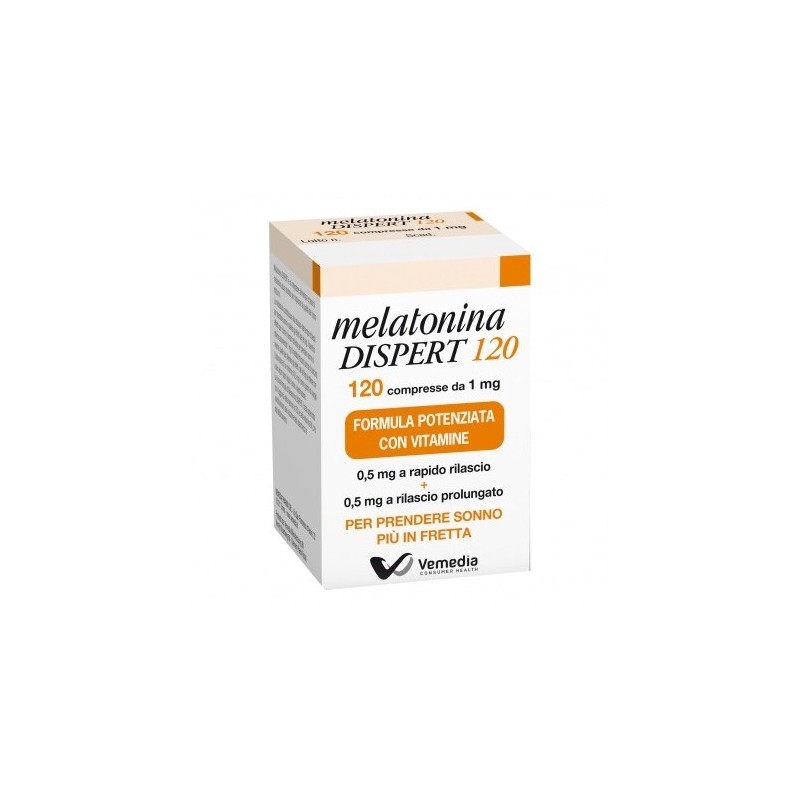 Vemedia Melatonina Dispert 120 Compresse - Integratori per umore, anti stress e sonno - 926589452 - Vemedia Pharma - € 8,36