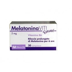 Marco Viti Melatonina Viti Retard 1 Mg 60 Compresse - Integratori per umore, anti stress e sonno - 933532689 - Marco Viti Far...