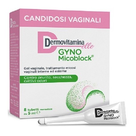 Pasquali Dermovitamina Gynomicoblock M 8 Tubetti Monodose 5 Ml - Igiene intima - 978494944 - Dermovitamina - € 10,74