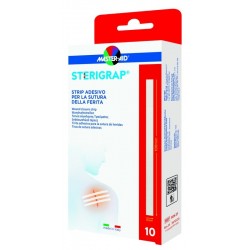 Pietrasanta Pharma Master-aid Sterigrap Strip Adesivo Sutura Ferite 100x6 Mm 10 Pezzi - Medicazioni - 982593562 - Pietrasanta...