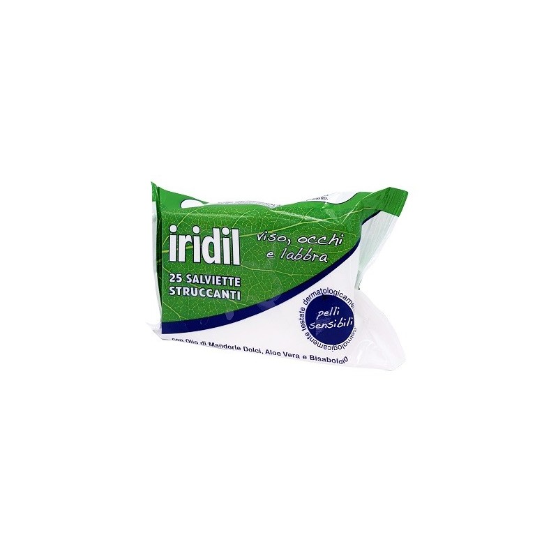 Iridil Salviette Struccanti Delicate 25 Pezzi - Detergenti, struccanti, tonici e lozioni - 935237180 - Iridil - € 3,77