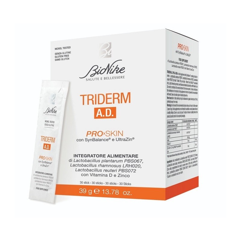 I. C. I. M. Internation Triderm Atopic Dermatitis Pro Skin 30 Stick - Pelle secca - 981448576 - BioNike - € 23,36