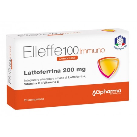 AG Pharma Elleffe 100 Immuno Lattoferrina 20 Compresse - Integratori di lattoferrina - 944839822 - Ag Pharma - € 23,56