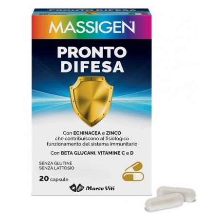 Marco Viti Farmaceutici Mass Pronto Difesa 20 Capsule Marco Viti - 1 Marco Viti Farmaceutici Mass Pronto Difesa 20 Capsule Marco Viti - 1