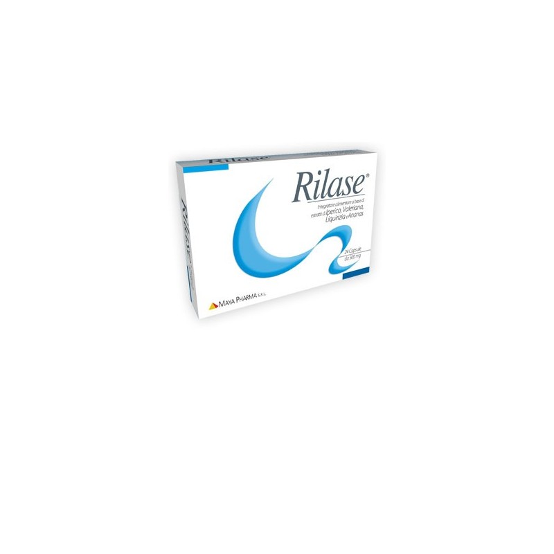 Maya Pharma Rilase 24 Capsule - Integratori per umore, anti stress e sonno - 904354925 - Maya Pharma - € 14,84