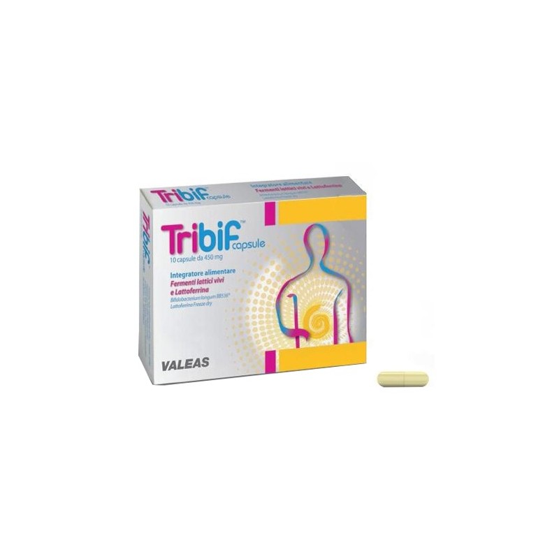 Valeas Ind. Chim. Farmac. Tribif Adulti 10 Capsule Valeas Ind. Chim. Farmac. - 1