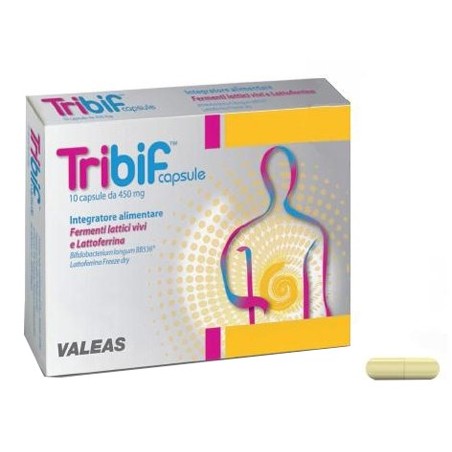 Valeas Ind. Chim. Farmac. Tribif Adulti 10 Capsule - Integratori di fermenti lattici - 923527194 - Valeas Ind. Chim. Farmac. ...