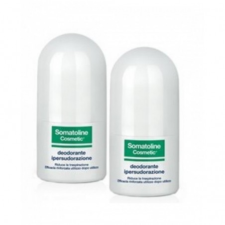 Somatoline Cosmetic Deodorante Ipersudorazione Roll-on 40 Ml + 40 Ml - Deodoranti per il corpo - 971478324 - Somatoline - € 1...