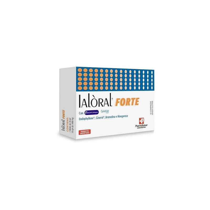 Pharmasuisse Laboratories Ialoral Forte 10 Compresse - Integratori per dolori e infiammazioni - 983369024 - Pharmasuisse Labo...