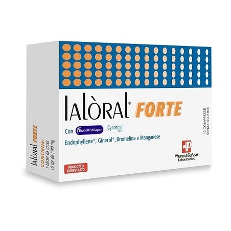 Pharmasuisse Laboratories Ialoral Forte 10 Compresse - Integratori per dolori e infiammazioni - 983369024 - Pharmasuisse Labo...