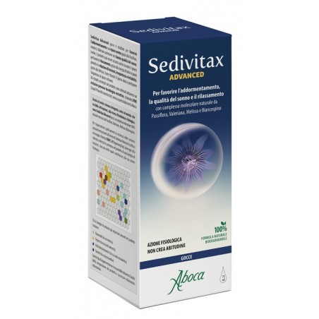 Aboca Sedivitax Advanced Gocce Flaconcino 75 Ml - Integratori per umore, anti stress e sonno - 982473682 - Aboca - € 17,24