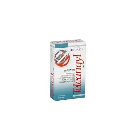 Biodue Pharcos Teleangyl 20 Compresse - Circolazione e pressione sanguigna - 900691395 - Biodue - € 12,48