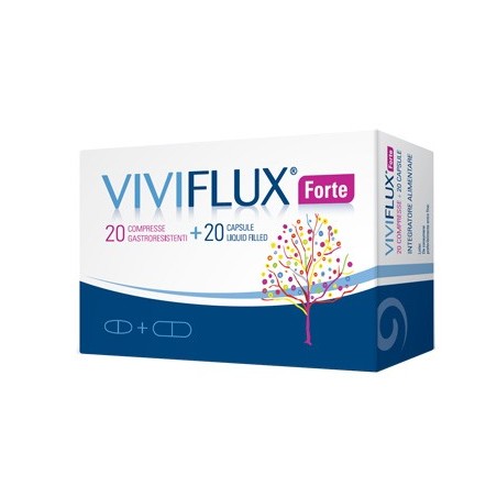 Neuraxpharm Italy Viviflux Forte 20 Compresse Gastroresistenti + 20 Capsule Liquid Filler Neuraxpharm Italy - 1 Neuraxpharm Italy Viviflux Forte 20 Compresse Gastroresistenti + 20 Capsule Liquid Filler Neuraxpharm Italy - 1
