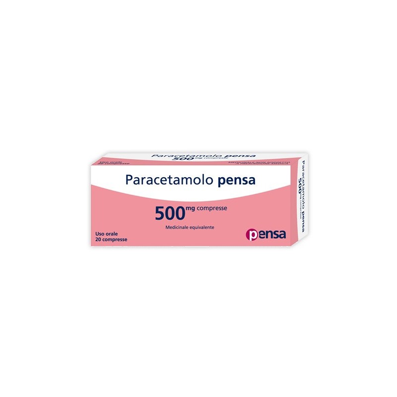 Pensa Pharma Paracetamolo 500 mg 20 Compresse - Farmaci per dolori muscolari e articolari - 041432030 - Pensa Pharma - € 4,19