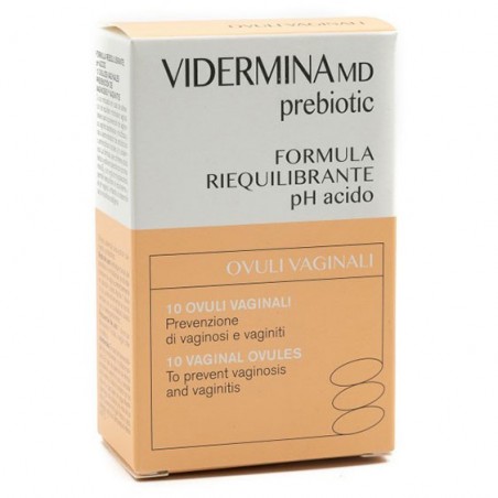 Vidermina Prebiotic Alterazione Equilibrio Vaginale 10 Ovuli Vaginali - Lavande, ovuli e creme vaginali - 935669489 - Vidermi...
