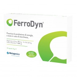 Ferrodyn HI Integratore di Fero e Vitamine B 30 Capsule - Vitamine e sali minerali - 972496323 - Ferrodyn - € 12,43