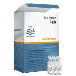 Tonimer Lab Aerosol Soluzione Ipertonica 18 Flaconcini - Prodotti per la cura e igiene del naso - 934638178 - Tonimer Lab - €...
