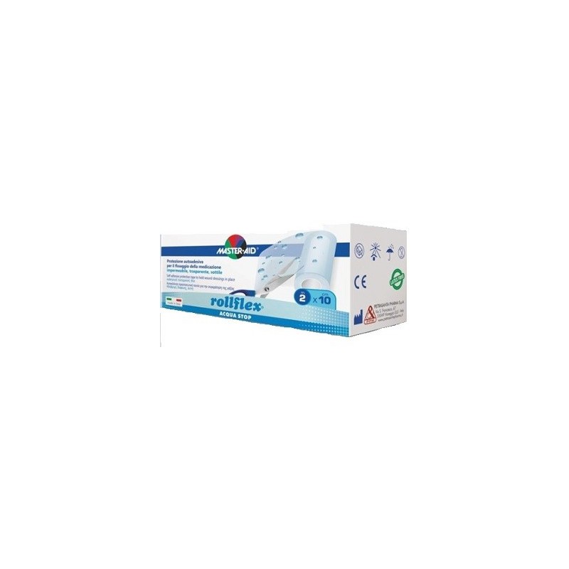 Pietrasanta Pharma Cerotto Impermeabile Per Fissaggio Medicazioni Master-aid Rollflex A-stop M 10x10 Cm - Medicazioni - 93579...