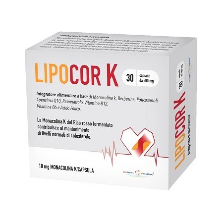 Global Pharma Lipocor K 30 Capsule Global Pharma - 1 Global Pharma Lipocor K 30 Capsule Global Pharma - 1