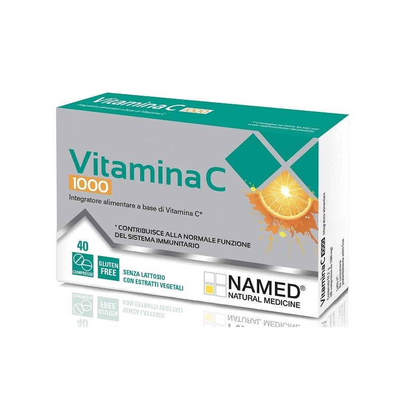 Named Vitamina C 1000 Per Le Difese Immunitarie 40 Compresse - Vitamine e sali minerali - 977657663 - Named - € 9,05