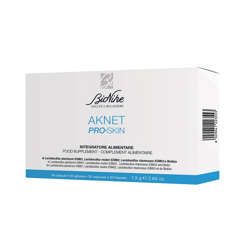 Bionike Aknet Proskin Migliorare Le Condizioni Dermatologiche 30 Capsule - Integratori per pelle, capelli e unghie - 97857784...