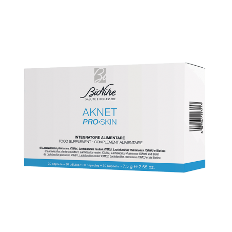 Bionike Aknet Proskin Migliorare Le Condizioni Dermatologiche 30 Capsule BioNike - 1 Bionike Aknet Proskin Migliorare Le Condizioni Dermatologiche 30 Capsule BioNike - 1
