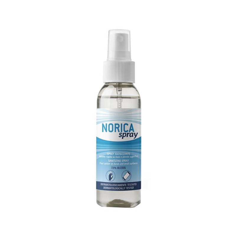 Norica Spray Igienizzante Mani 100 Ml - Disinfettanti e cicatrizzanti - 980423560 - Norica - € 4,90