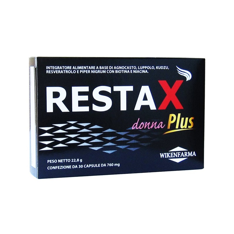 Wikenfarma Restax Donna Plus 30 Capsule - Integratori per pelle, capelli e unghie - 982489433 - Wikenfarma - € 30,77