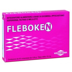 Wikenfarma Fleboken 30 Compresse - Circolazione e pressione sanguigna - 927096166 - Wikenfarma - € 19,82