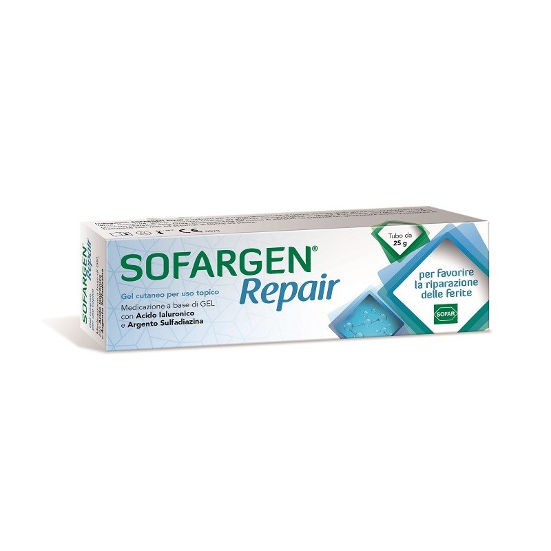 Medicazione Sofargen Gel Acido Ialuronico E Argento Sulfadiazina Tubetto 25 G - Medicazioni - 983036258 - Sofar - € 7,42