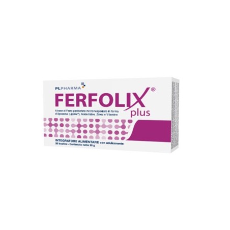 Pl Pharma Ferfolix Plus 20 Bustine - Integratori prenatali e postnatali - 934531070 - Pl Pharma - € 18,35