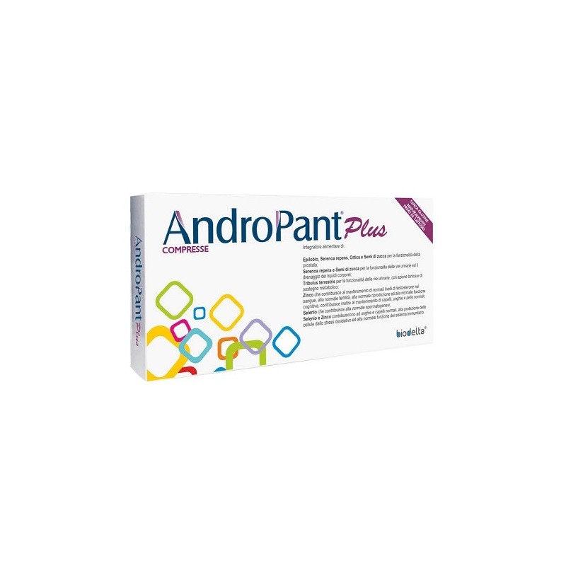 Biodelta Andropant Plus 30 Compresse - Integratori per apparato uro-genitale e ginecologico - 947090674 - Biodelta - € 21,19