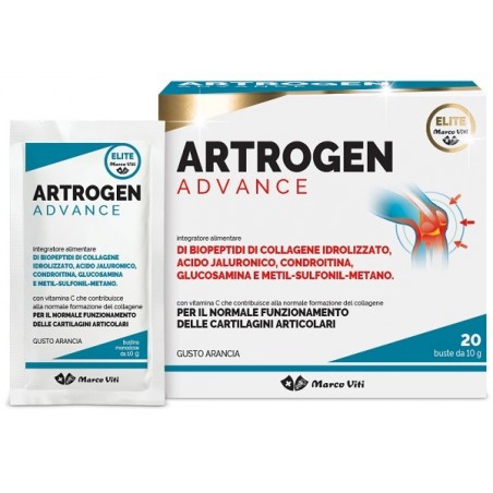 Marco Viti Farmaceutici Artrogen Advance 20 Bustine Da 10 G Artrogen - 1 Marco Viti Farmaceutici Artrogen Advance 20 Bustine Da 10 G Artrogen - 1