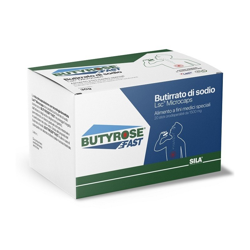 Butyrose Fast Integratore per il Colon 20 Stick - Integratori per regolarità intestinale e stitichezza - 981273244 - Sila - €...