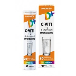 Marco Viti Farmaceutici Dailyvit+ C Viti 1g Di Vitamina C Effervescente 20 Compresse - Vitamine e sali minerali - 934880966 -...