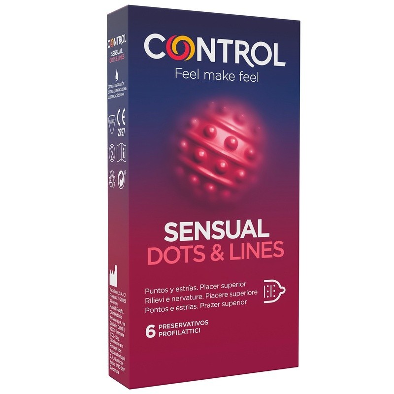 Artsana Control Sensual Dots&lines 6 Pezzi Artsana - 1