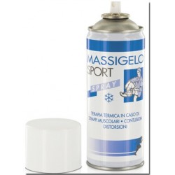 Marco Viti Farmaceutici Ghiaccio Istantaneo Massigelo Sport Bomboletta Spray 400ml - Terapia del caldo freddo, ghiaccio secco...