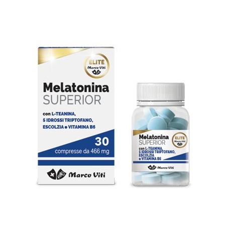 Marco Viti Farmaceutici Melatonina Superior 30 Compresse Marco Viti - 1 Marco Viti Farmaceutici Melatonina Superior 30 Compresse Marco Viti - 1