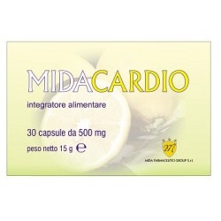 Mida Farmaceutici Group Midacardio 30 Capsule Da 500 Mg - Integratori per il cuore e colesterolo - 970372215 - Mida Farmaceut...