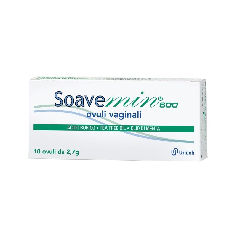 Uriach Italy Soavemin 600 10 Ovuli Vaginali - Lavande, ovuli e creme vaginali - 934399080 - Uriach Italy - € 15,84