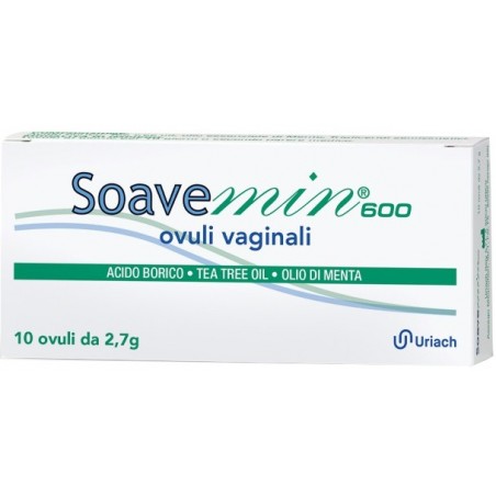 Uriach Italy Soavemin 600 10 Ovuli Vaginali - Lavande, ovuli e creme vaginali - 934399080 - Uriach Italy - € 15,84
