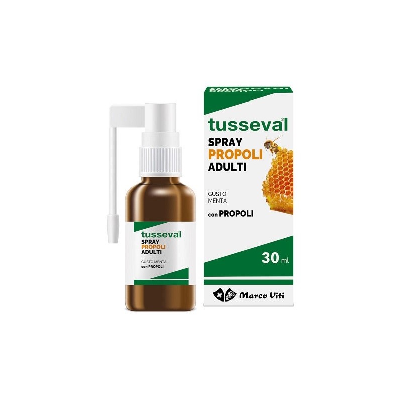 Marco Viti Farmaceutici Tusseval Gola Propoli Spray Per Adulti 30 Ml - Integratori per mal di gola - 942066592 - Marco Viti -...