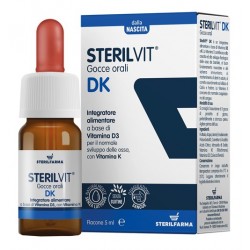 Sterilfarma Sterilvit Dk Gocce 5 Ml - Vitamine e sali minerali - 980299515 - Sterilfarma - € 16,00