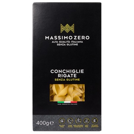 Massimo Zero Conchiglie Rigate 400 G - Alimenti speciali - 973378211 - Massimo Zero - € 2,65