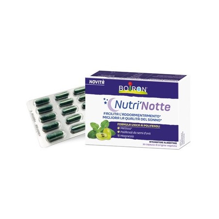 Boiron Nutrinotte 30 Capsule Vegetali - Integratori per umore, anti stress e sonno - 978962710 - Boiron - € 10,71