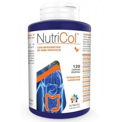 Nutrigea Nutricol 120 Capsule Vegetali - Integratori per regolarità intestinale e stitichezza - 982460519 - Nutrigea - € 41,14